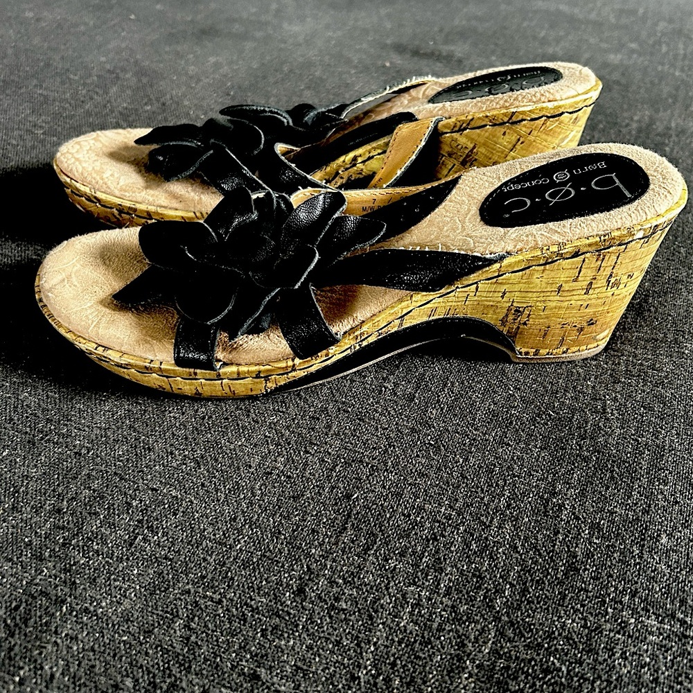 Born concept platform sandals